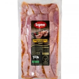Imagem Bacon Pernil Fatiado 1kg (Sigma)