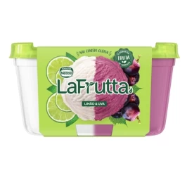 Imagem Sorvete La Frutta Uva e Limão Nestlé Pote 1L